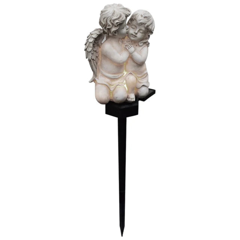 SeraphLight – Solcelledrevet haveengel på spyd med LED-lys