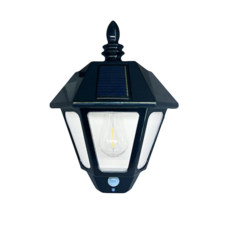 LumiBeacon – Retro Solcelledrevet LED Væglampe med Vandtæt Konstruktion