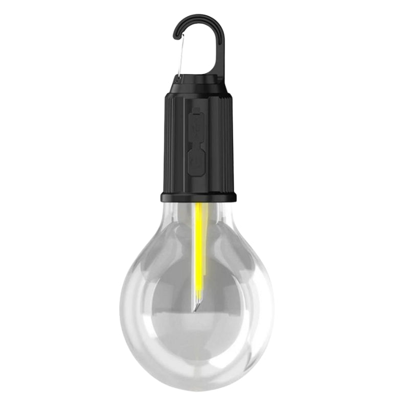 LumeCamp – USB Campinglanterne med Ophængningskrog og Justerbar Lysstyrke