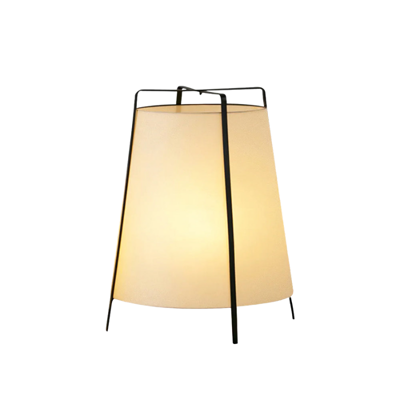 ZenGlow – LED bordlampe med stofskærm