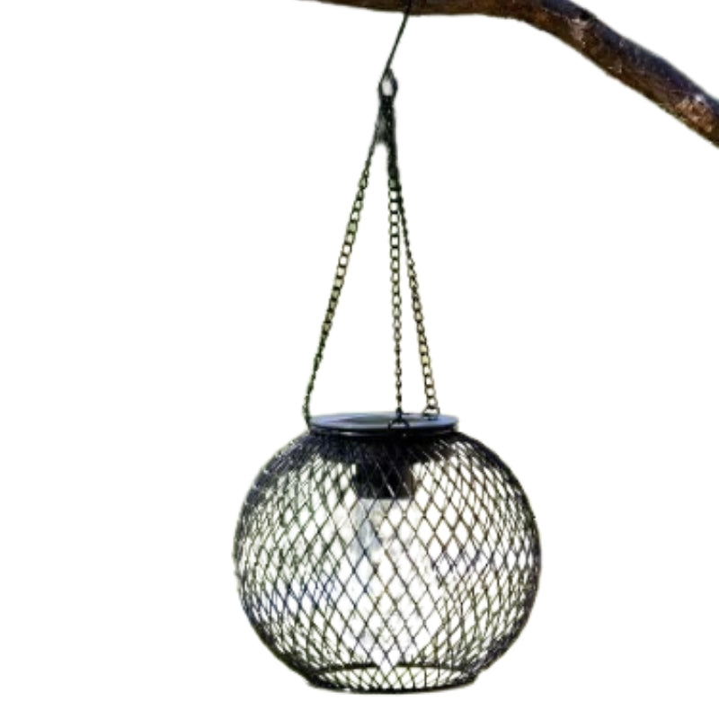 LumiWood Træsolarlanterne til haven  Varm og hyggelig udendørs belysning