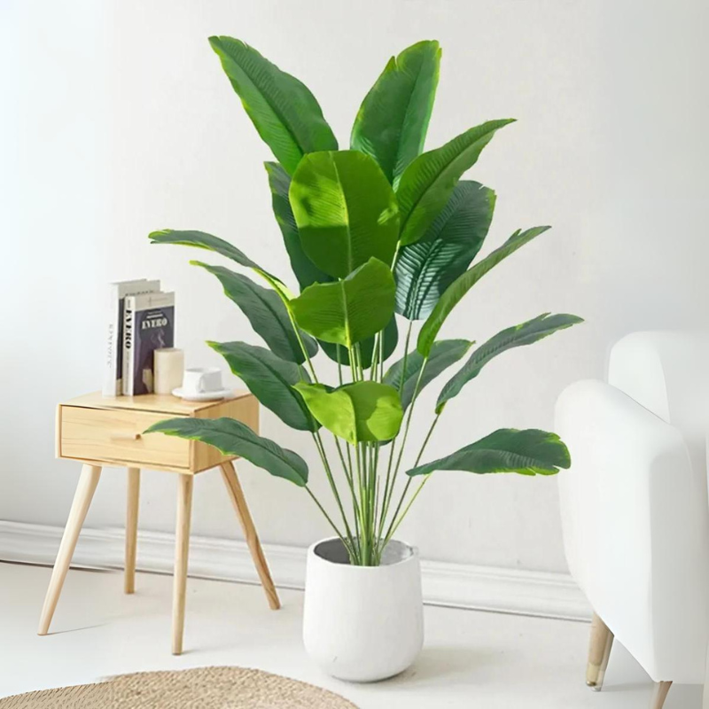 VerdaLeaf – Livagtig Monstera Kunstig Plante med Elegante Grønne Blade