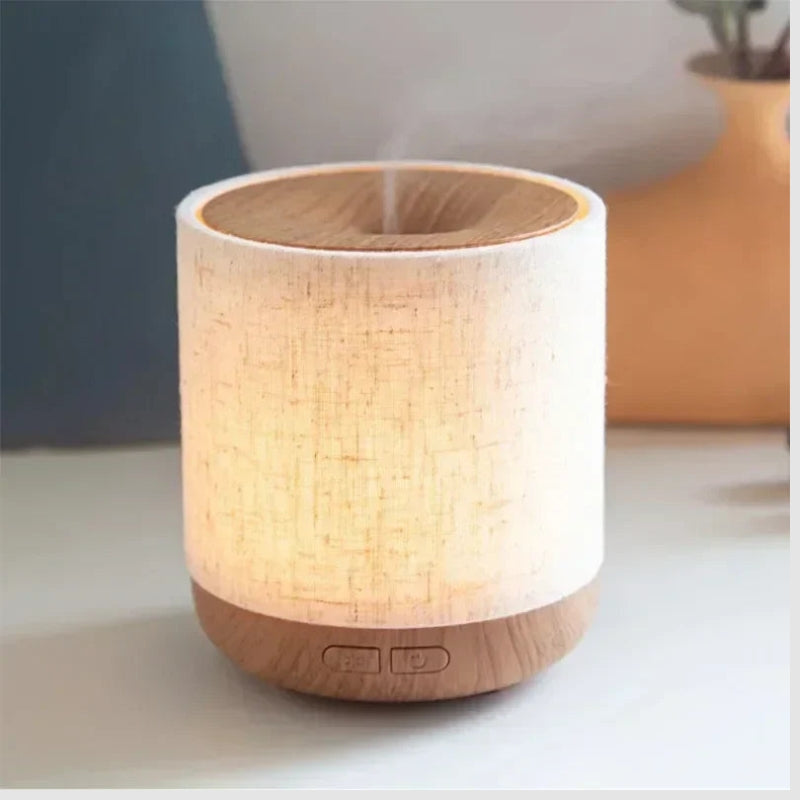 AromaGlow - Aroma Diffuser med LED Belysning og Luftfugtighed