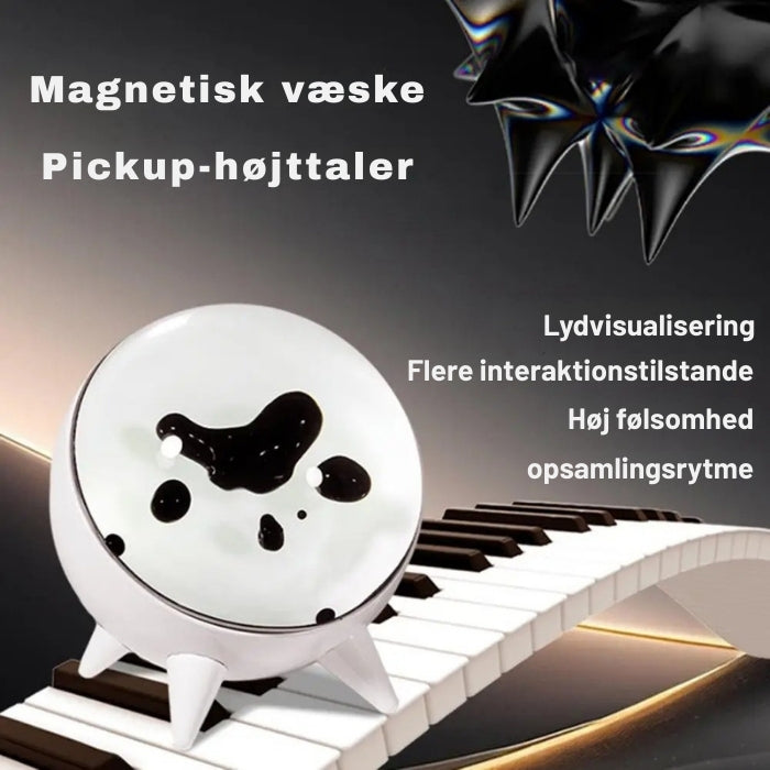 GrooveFlex – Ferrofluid bluetooth højttaler med lydvisualisator og kompakt design