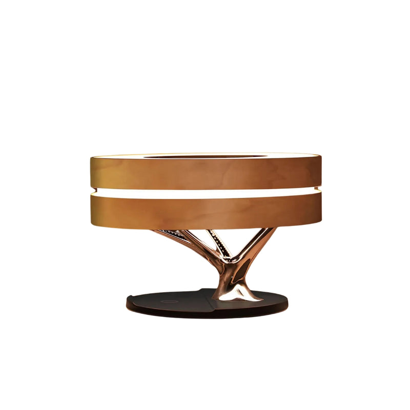 GlowNest - LED-bordlampe med varmt lys og minimalistisk, naturligt design