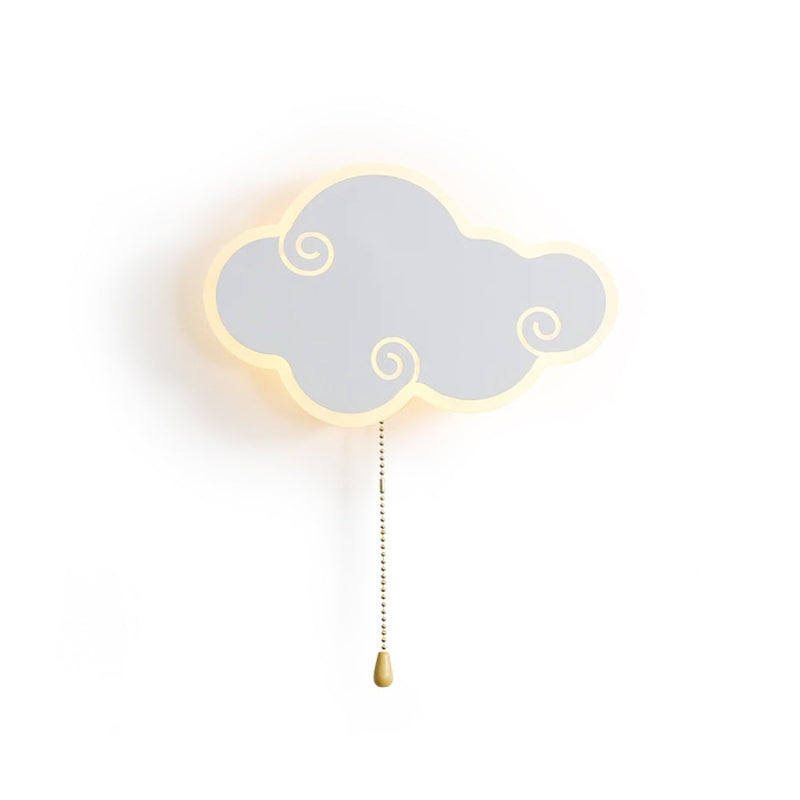CloudGlow – Skyformet LED-væglampe til børneværelser