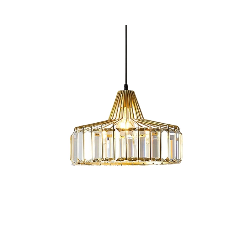 CrystaLuxe – Nordisk LED krystal pendellampe med elegant design
