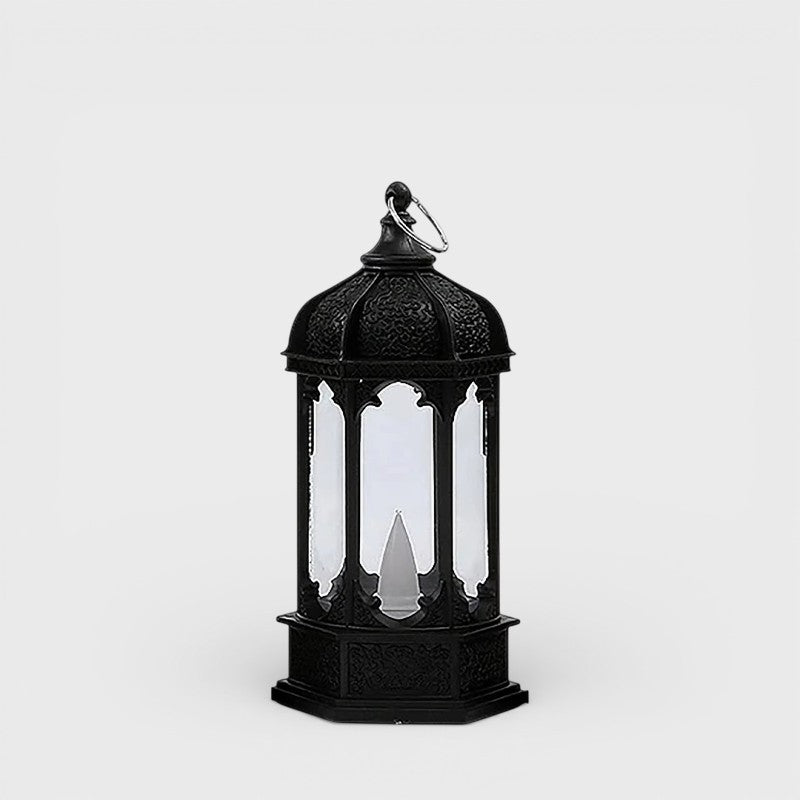FlameGlow – LED Bordlampe med Lanterne Design