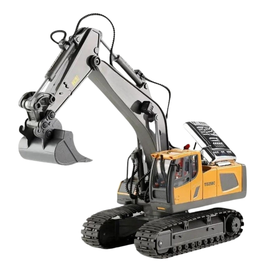 BuildMaster – Fjernstyret Gravemaskine Legetøj til Børn