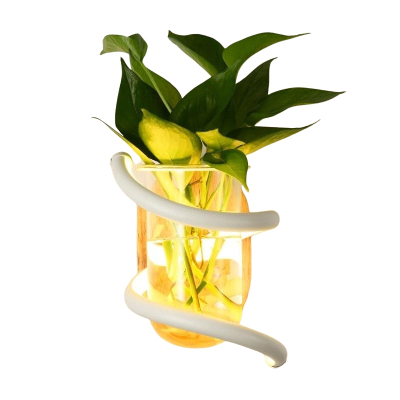 PlantSoul – Moderne væglampe LED med glasholder til planter
