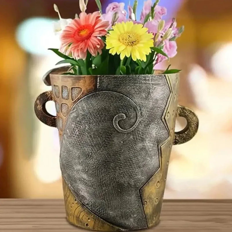 FaceBloom – Abstrakt hoved-blomsterpotte til kunstnerisk plantestyling
