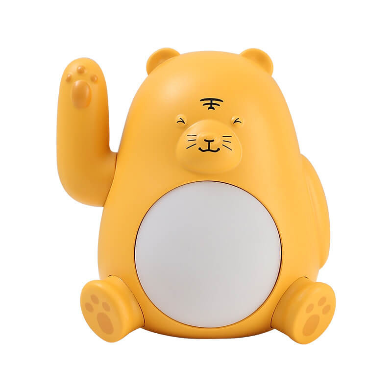 TigerGlow – Silikone USB-genopladelig LED-natlampe