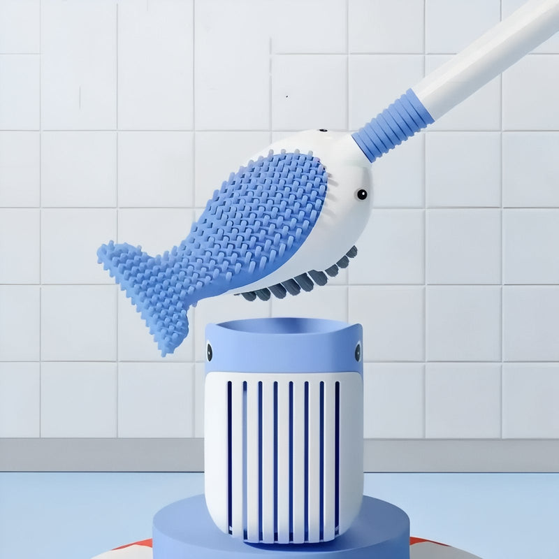 AquaBrush – Fisht-formet Toiletbørste til et Sjovt og Funktionelt Badeværelse