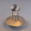 HaloDome – Minimalistisk bordlampe med glat kuppelformet top og elegant moderne design
