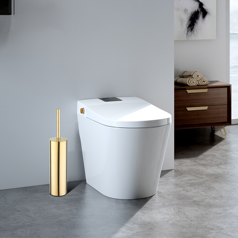 LuxeBrush - Moderne minimalistisk toiletbørstesæt med elegant design til et stilfuldt badeværelse