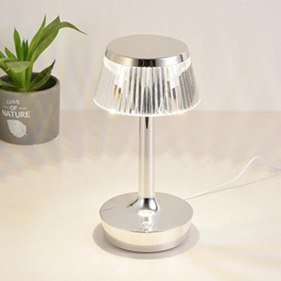LumiShroom – Krystal LED-svampelampe med varmt skær til elegant belysning i hjemmet