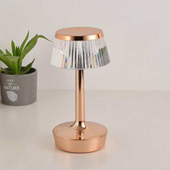 LumiShroom – Krystal LED-svampelampe med varmt skær til elegant belysning i hjemmet