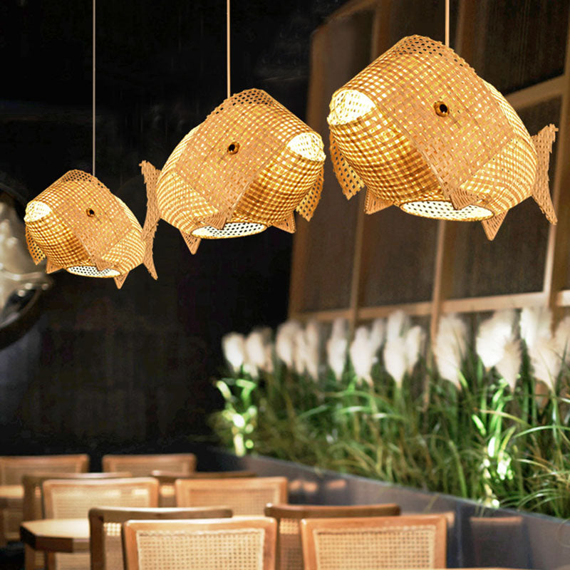 SeaCraft - Loftlampe med Fiskedesign og Afslappet Oceanstemning