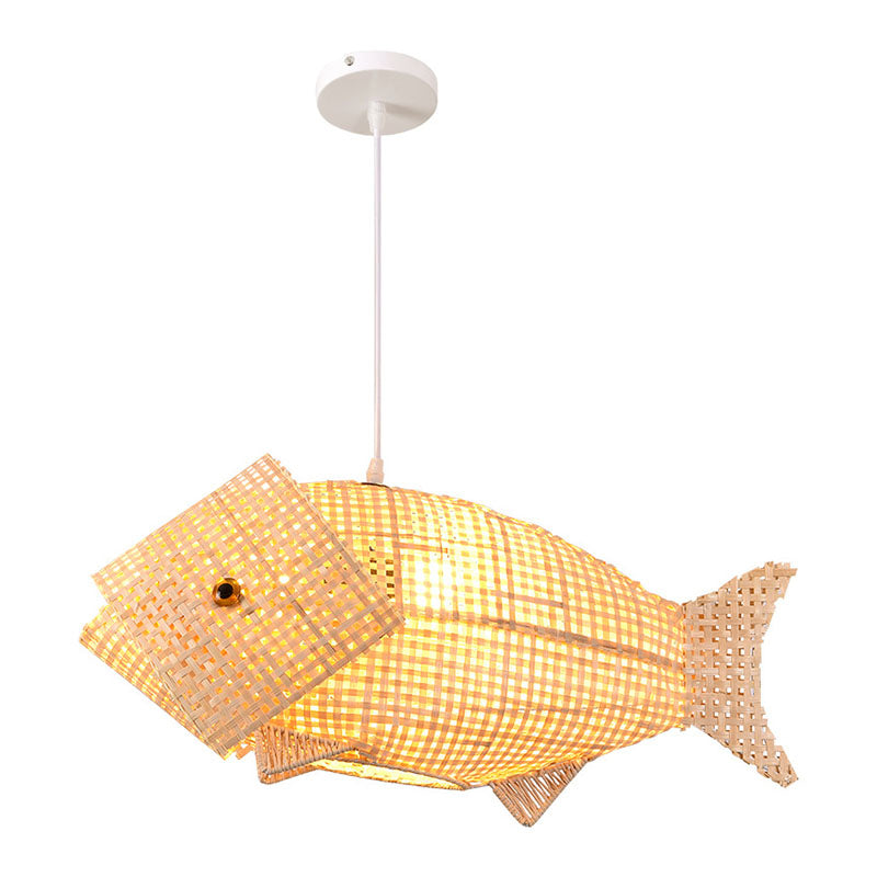 SeaCraft - Loftlampe med Fiskedesign og Afslappet Oceanstemning