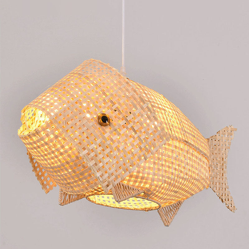 SeaCraft - Loftlampe med Fiskedesign og Afslappet Oceanstemning