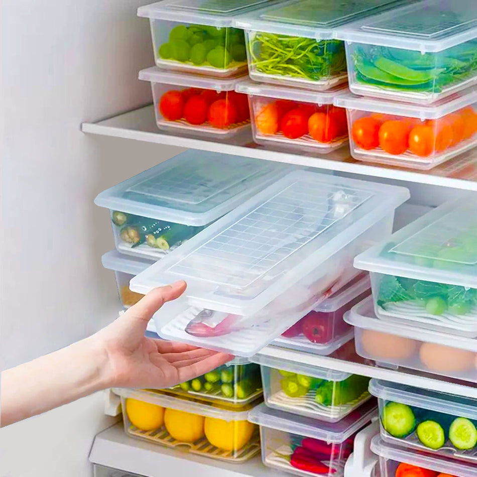 FreshNest – Praktisk og Stilfuldt Madkassesæt med Fire Rum til Friske Måltider