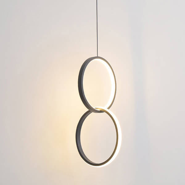 LuxeGlow -Elegant Moderne Pendellampe med Indbygget LED Stilfuld