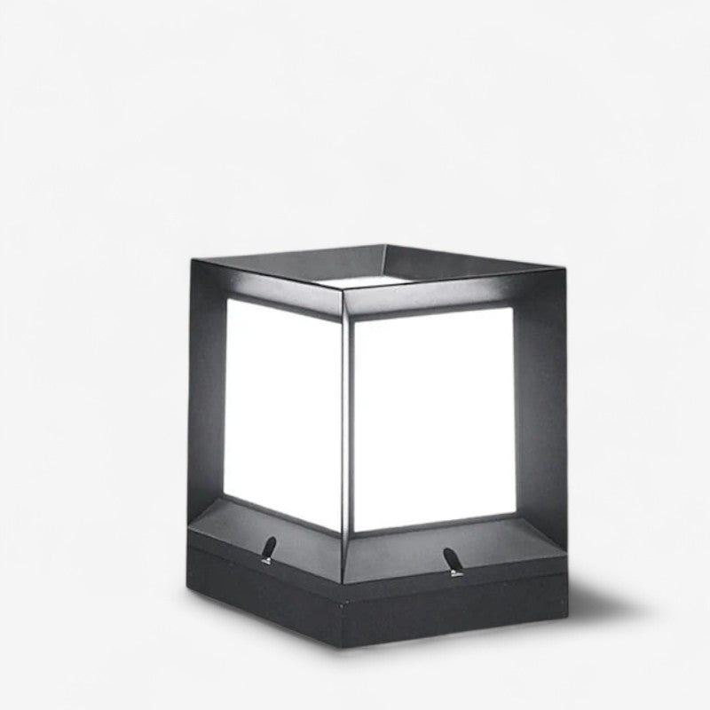 LumaGlow - LED Søjlelampe med Kvadratisk Design