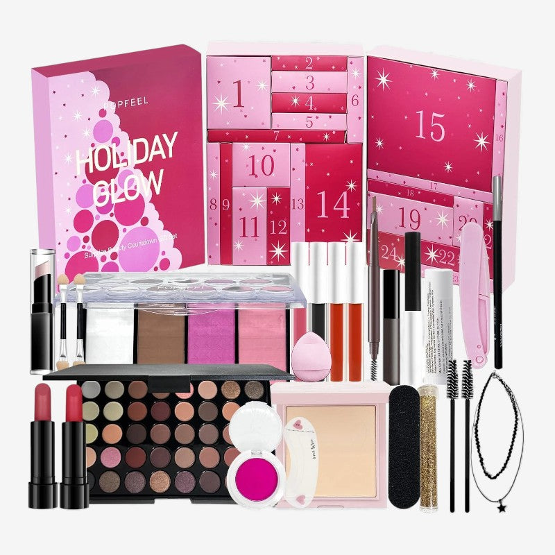 LuxeCharm - Makeup adventskalender gaveæske