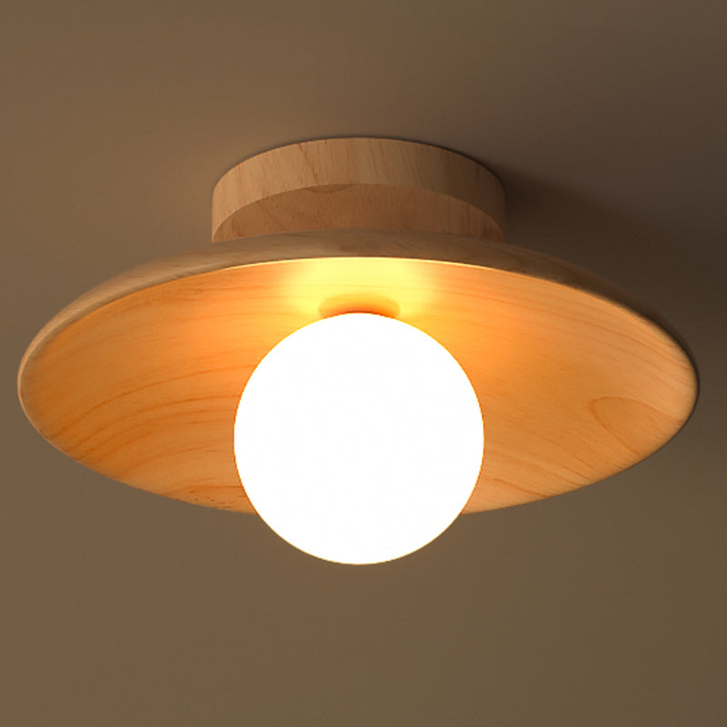 EcoGlow - Moderne træloftslampe til entre og entréer