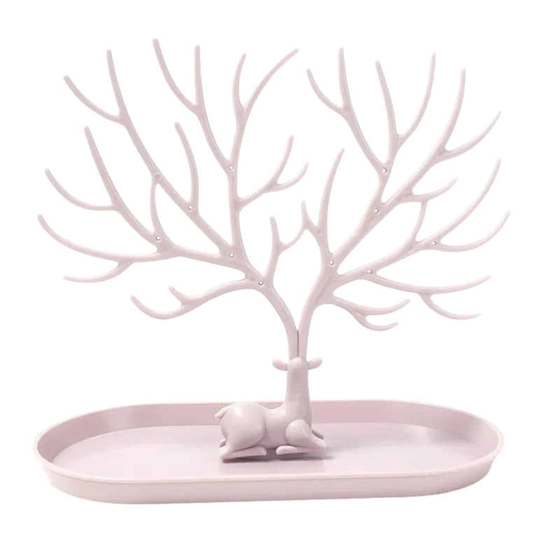 DeerGrace – Hjorteformet smykkestativ med moderne plastdesign