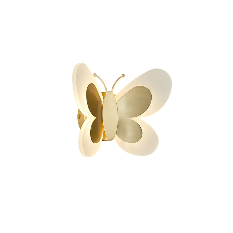 FlutterGlow – LED-væglampe i sommerfugleform