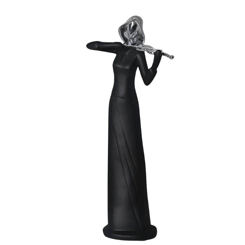 NordicMuse – Dansende Par Figur med Flydende Linjer og Nordisk-Inspireret Design