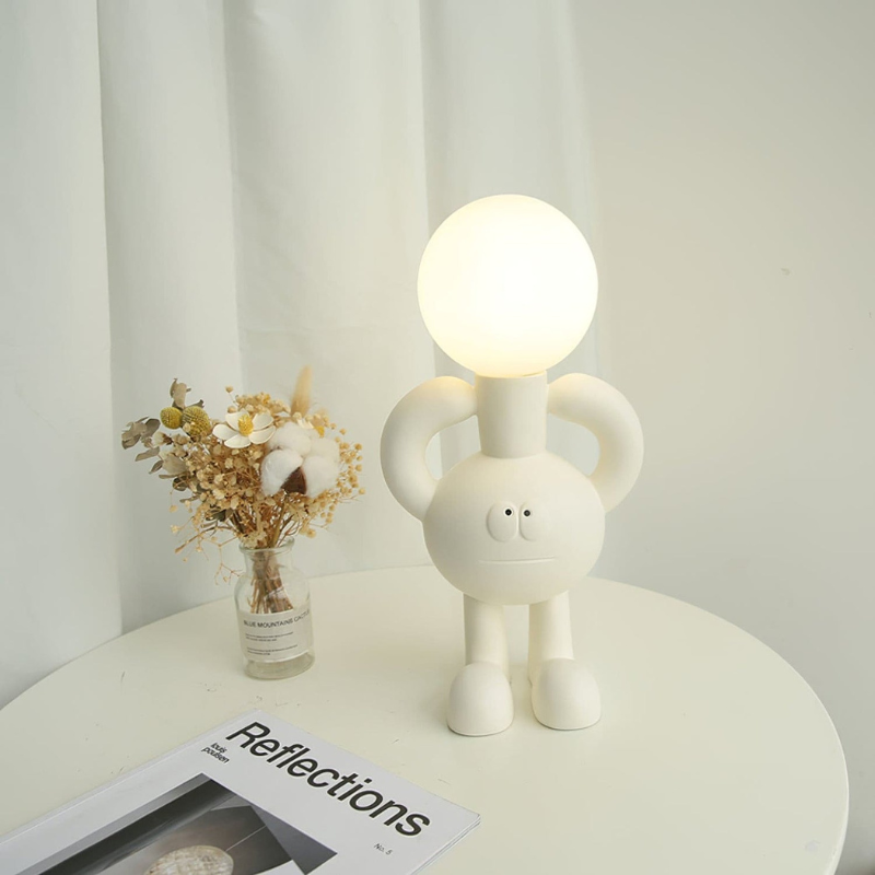 RoboGlow – Moderne robotbordlampe til legende rumlys