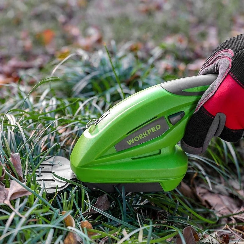 GrassPro – Batteridrevet ledningsfri trimmer med justerbart håndtag