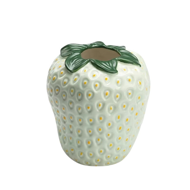 BerryForm – Moderne keramisk jordbærvase med legende design