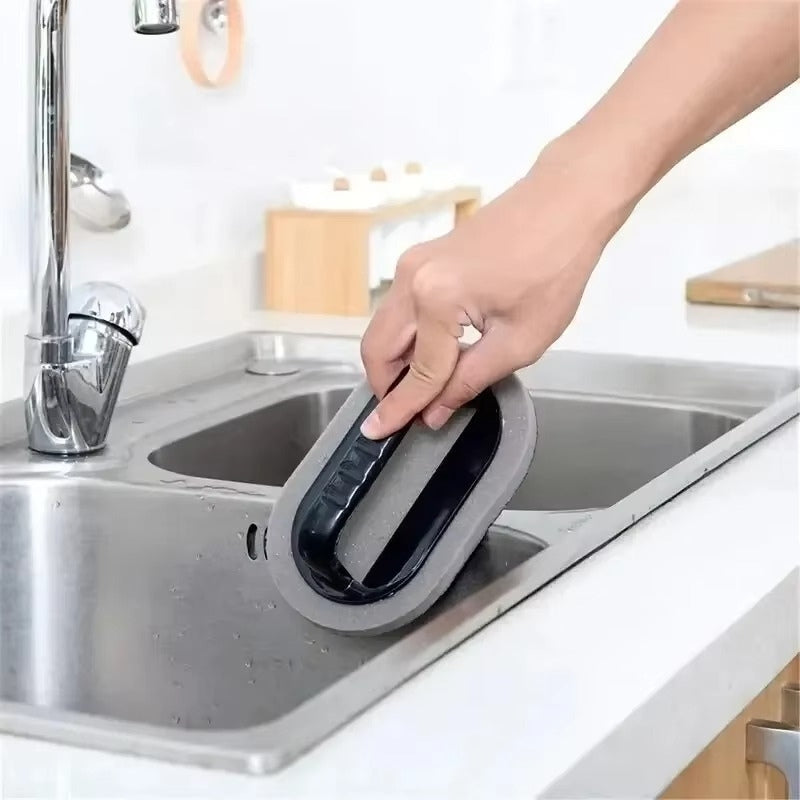 CleanPro - Genanvendelig Svamp med Håndtag til Gryderensning