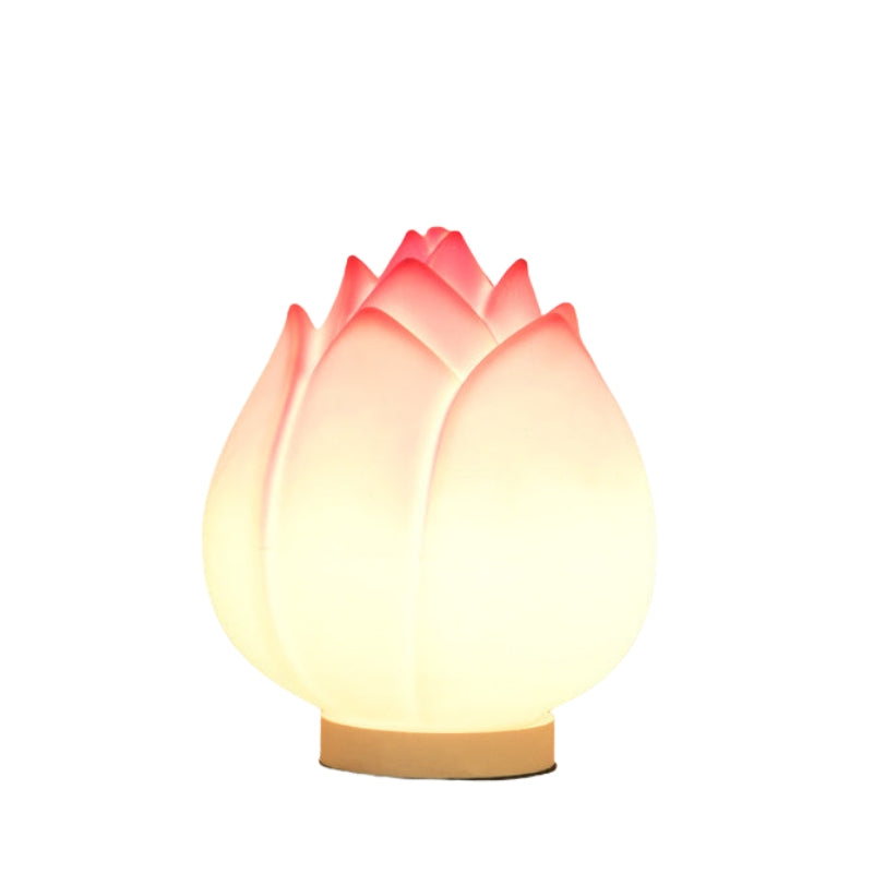 LumaLotus – Moderne bordlampe med lotusformet design