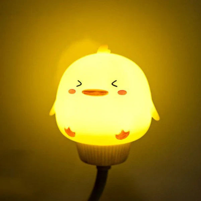 ZooGlow - Mini USB LED Natlampe med Fjernbetjening og Tegneseriefigur