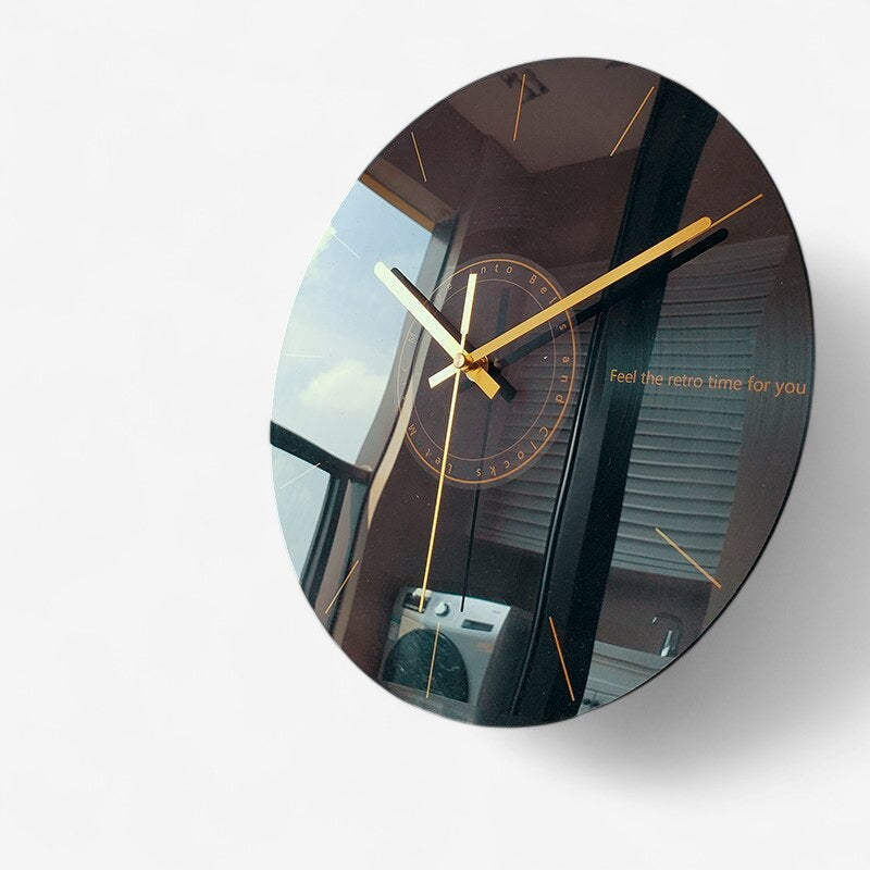 TimeGlow – Glasvægur med rund form