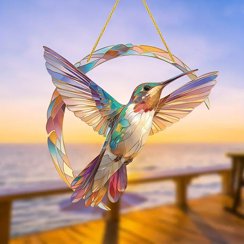 LumiWings – Levende Hummingbird Suncatcher til enestående vinduesindretning