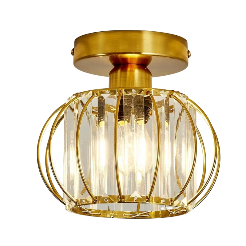 LumiGlow – Moderne krystal-loftslampe med klassisk design