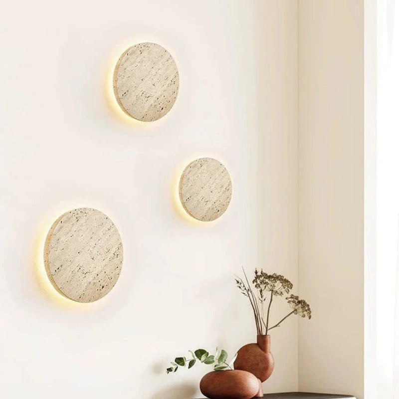 StoneGlow – Elegant væglampe med blødt LED-lys for en sofistikeret atmosfære