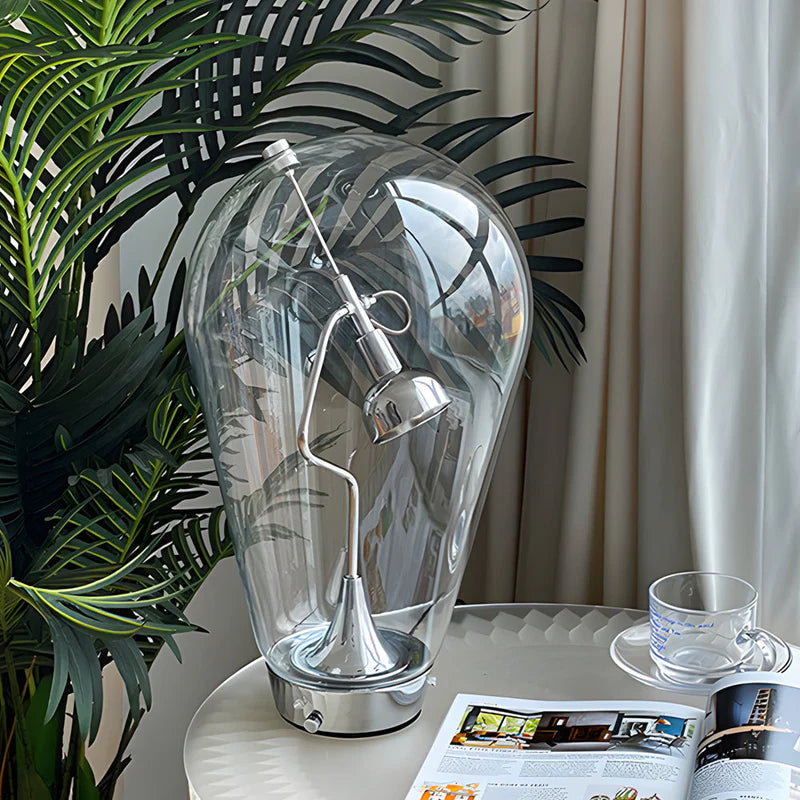 MagnetGlow – Industriel glasbordlampe med dæmpningsfunktion til moderne hjem