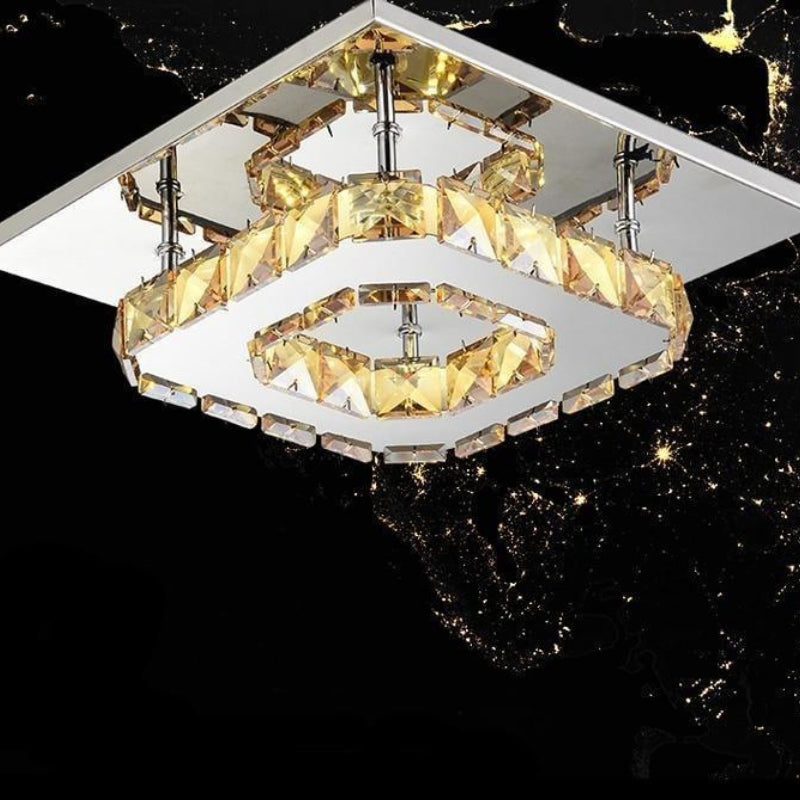 LuxeAura – Funklende loftslampe med elegant glød og moderne touch