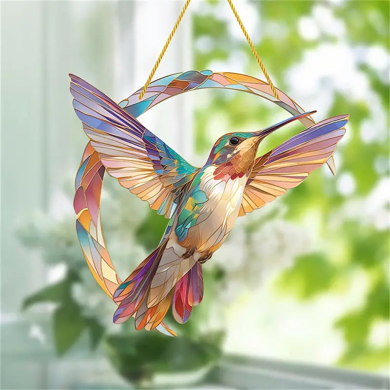 LumiWings – Levende Hummingbird Suncatcher til enestående vinduesindretning