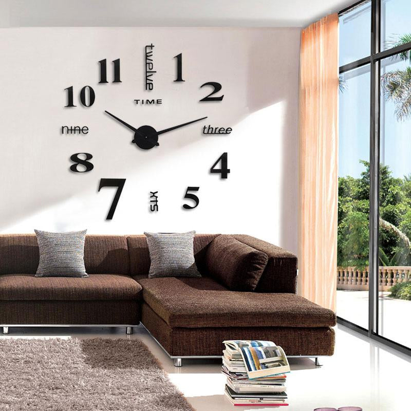 TimeVerse – Moderne vægur med numerisk og ord-timevisning for et stilfuldt look