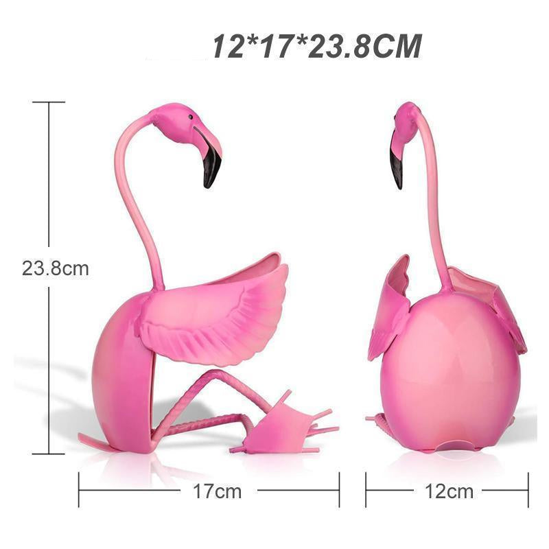 WineFlare – Finurlig Flamingo-vinflaskeholder med indviklede dekorative detaljer