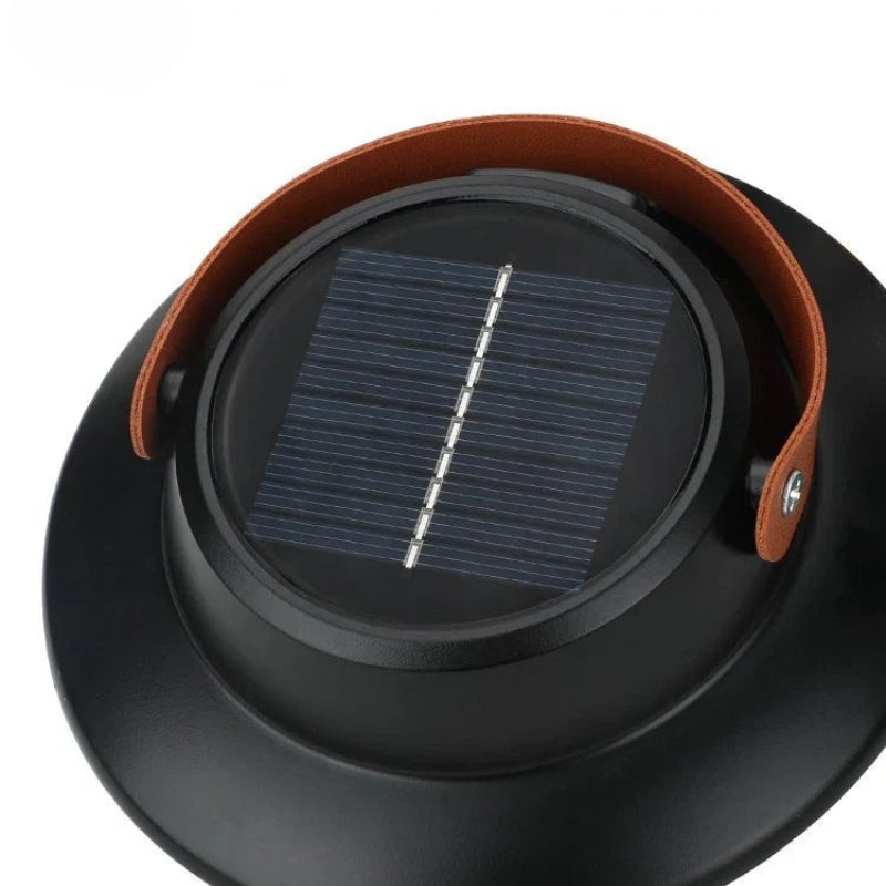 SolarBright – Genopladelig LED-campinglanterne med 3 lysindstillinger