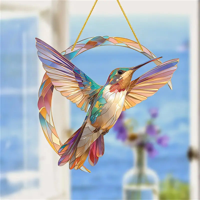 LumiWings – Levende Hummingbird Suncatcher til enestående vinduesindretning