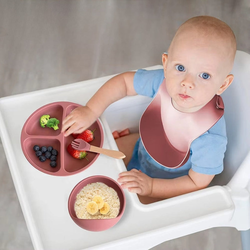MealGrip - Babyfodringssæt med Sugekop
